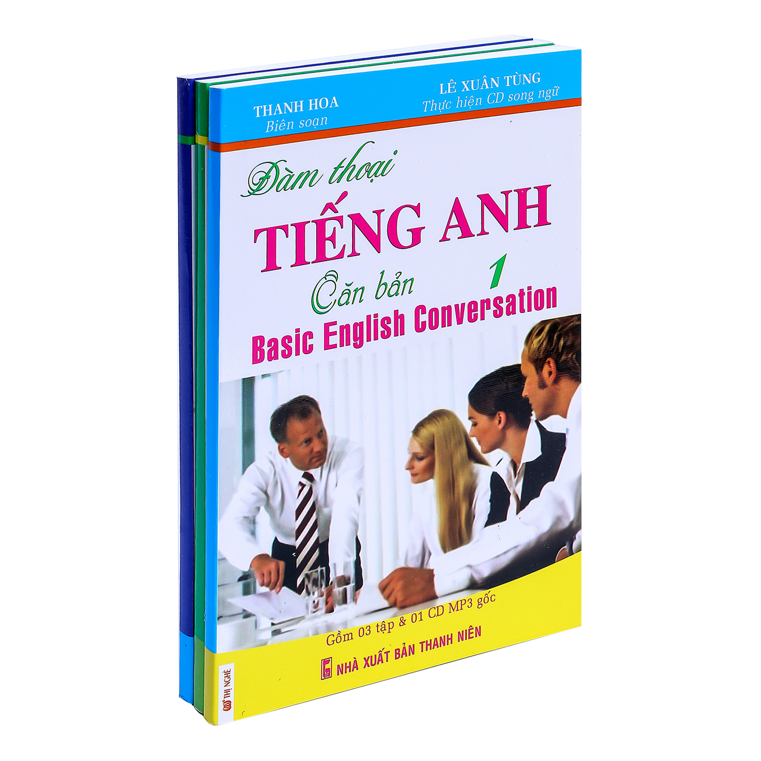 Combo: Đàm Thoại Tiếng Anh Căn Bản (Trọn Bộ 3 Cuốn) (Kèm CD)