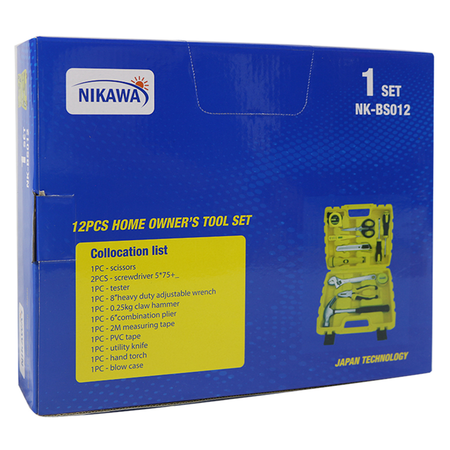 Bộ Dụng Cụ 12 Món Nikawa Tools NK-BS012 – Vàng