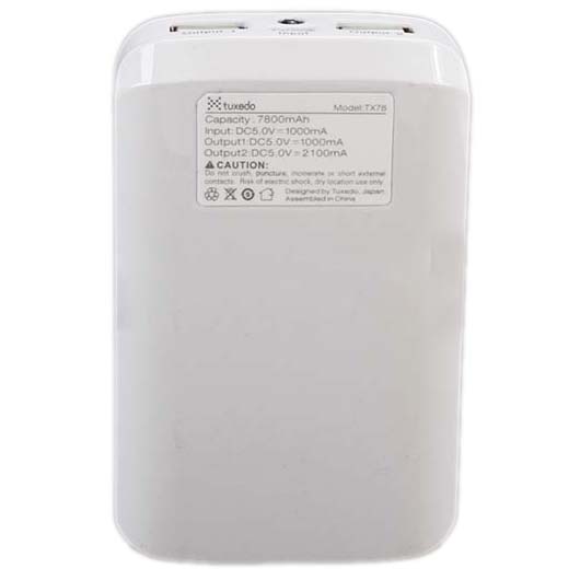 Sạc Dự Phòng Tuxedo TX78 7800mAh - Hàng Chính Hãng