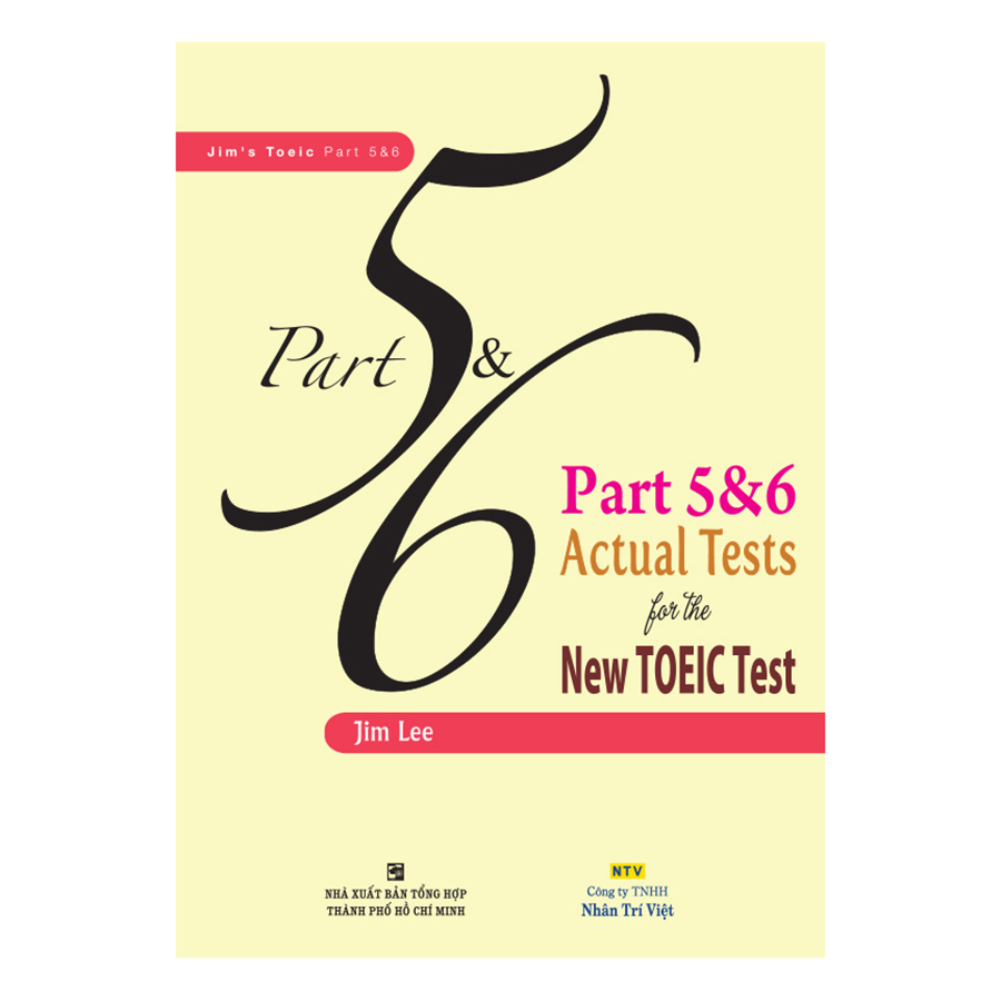 Part 5&Amp;6 Actual Tests For The New Toeic Test