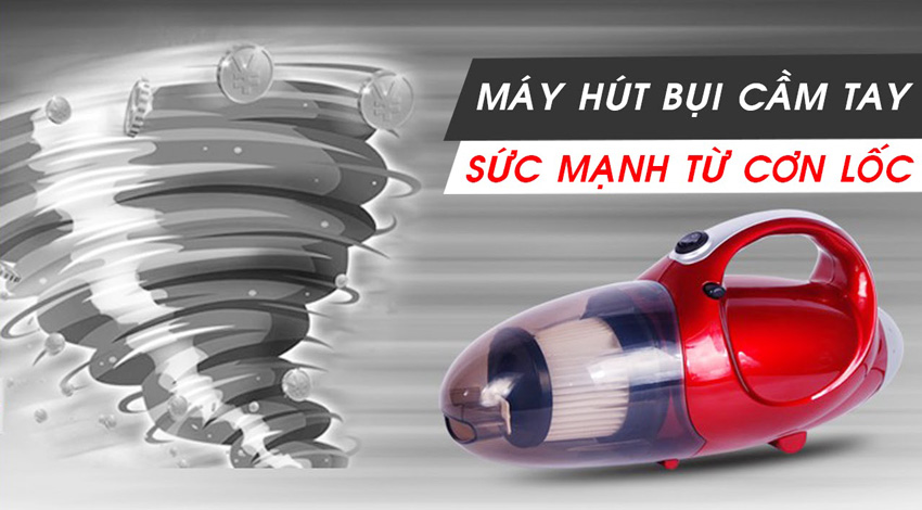 Máy Hút Bụi Cầm Tay Vacuum Cleaner JK8 - Đỏ - Hàng chính hãng