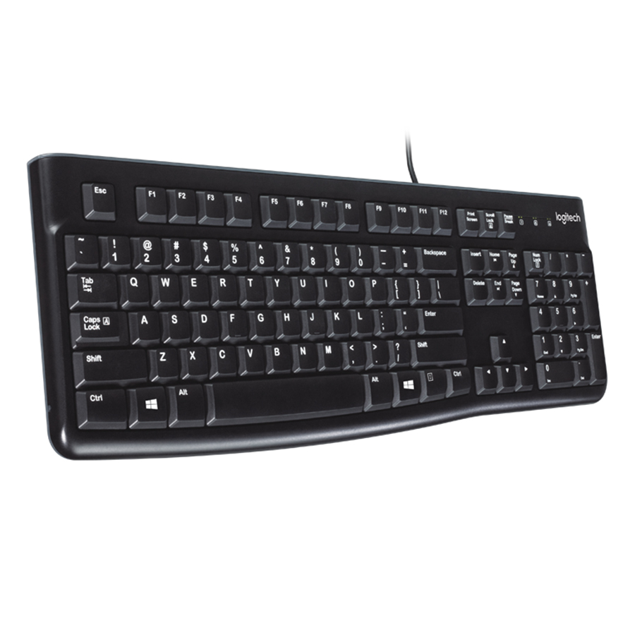 Hình ảnh Bàn phím có dây Logitech K120 - Hàng chính hãng