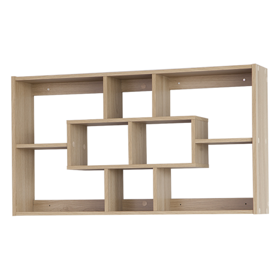 Kệ Treo Tường 8 Ngăn Modulo Home Karo 1895-N - Vân Gỗ
