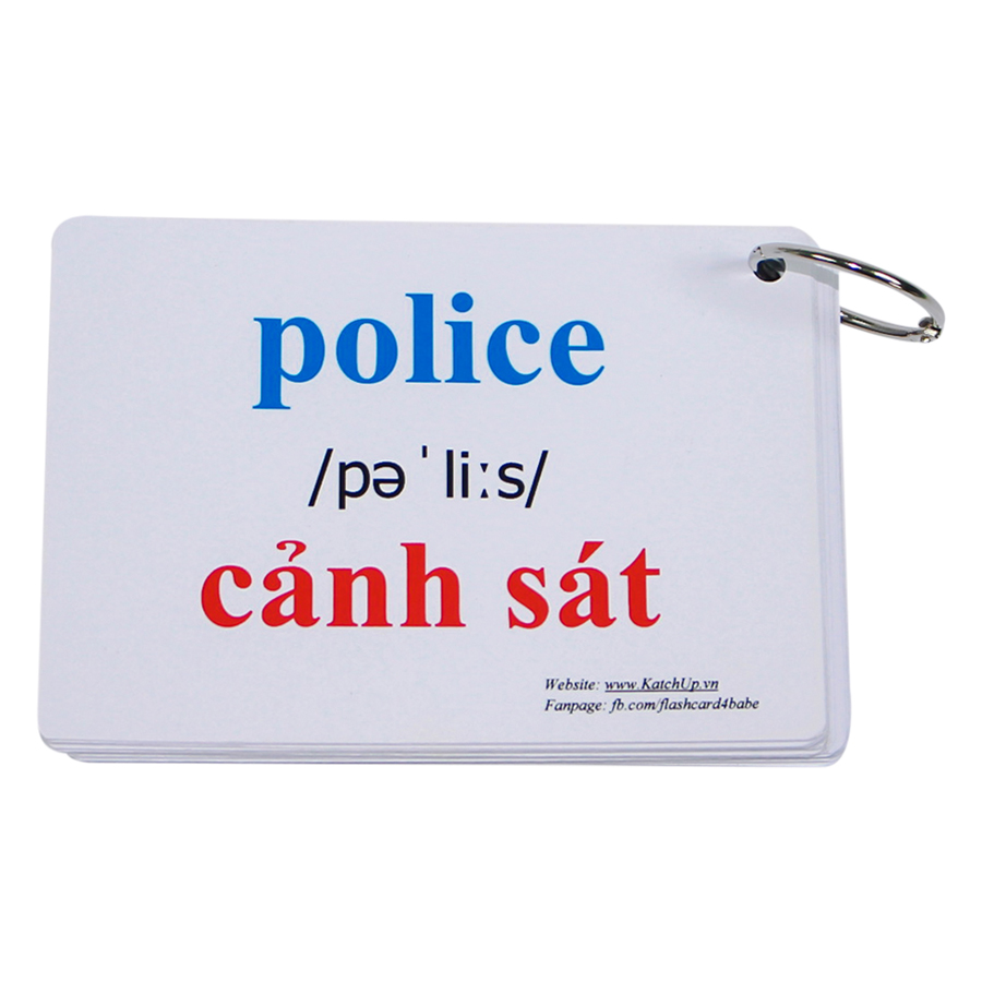 KatchUp Flashcard Tiếng Anh Cho Bé - Nghề Nghiệp - High Quality