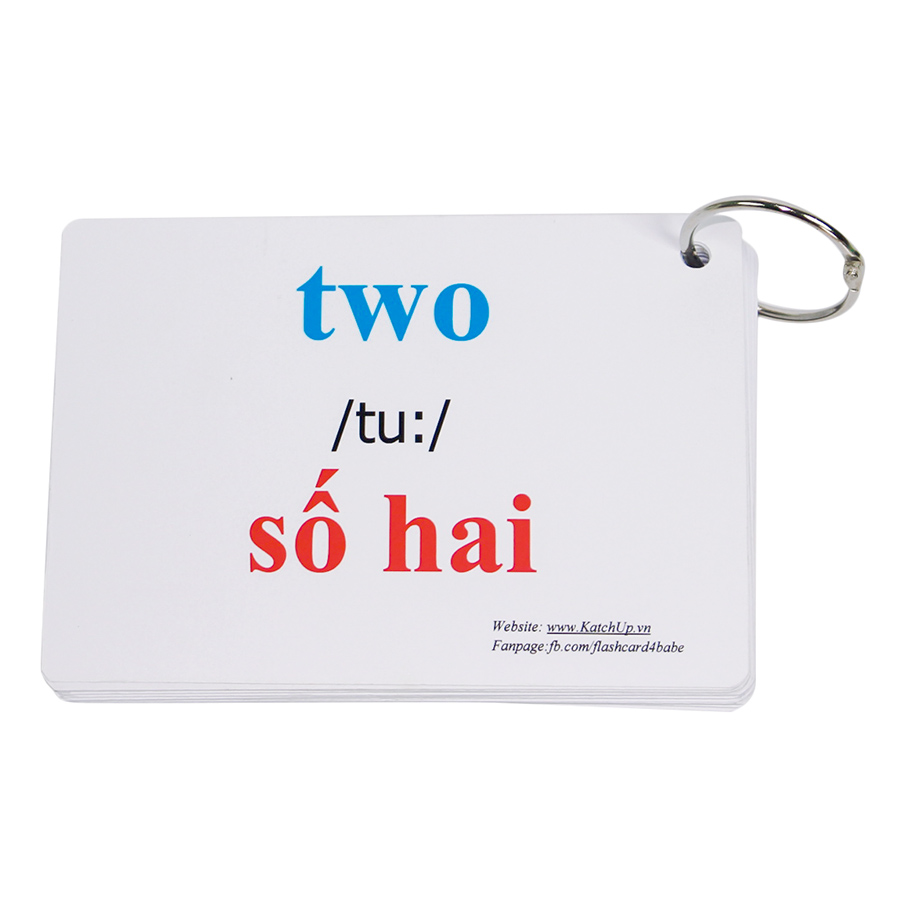 KatchUp Flashcard Tiếng Anh Cho Bé - Số - High Quality