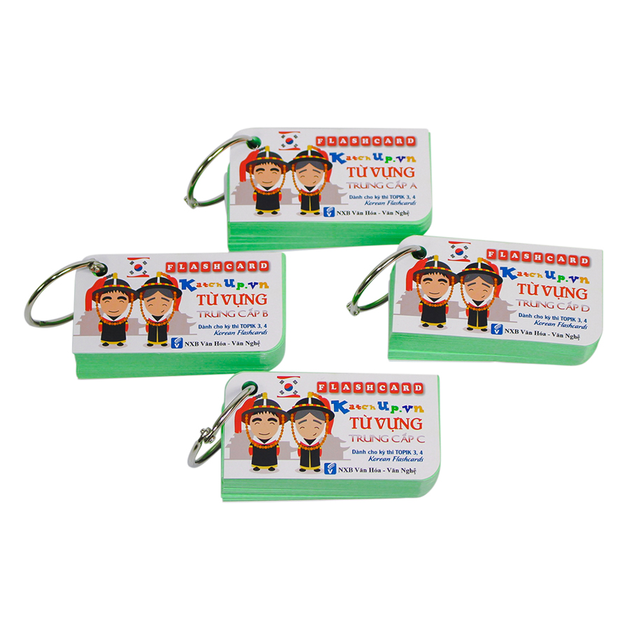 Bộ KatchUp Flashcard Từ Vựng Trung Cấp (TOPIK 3,4) - High Quality