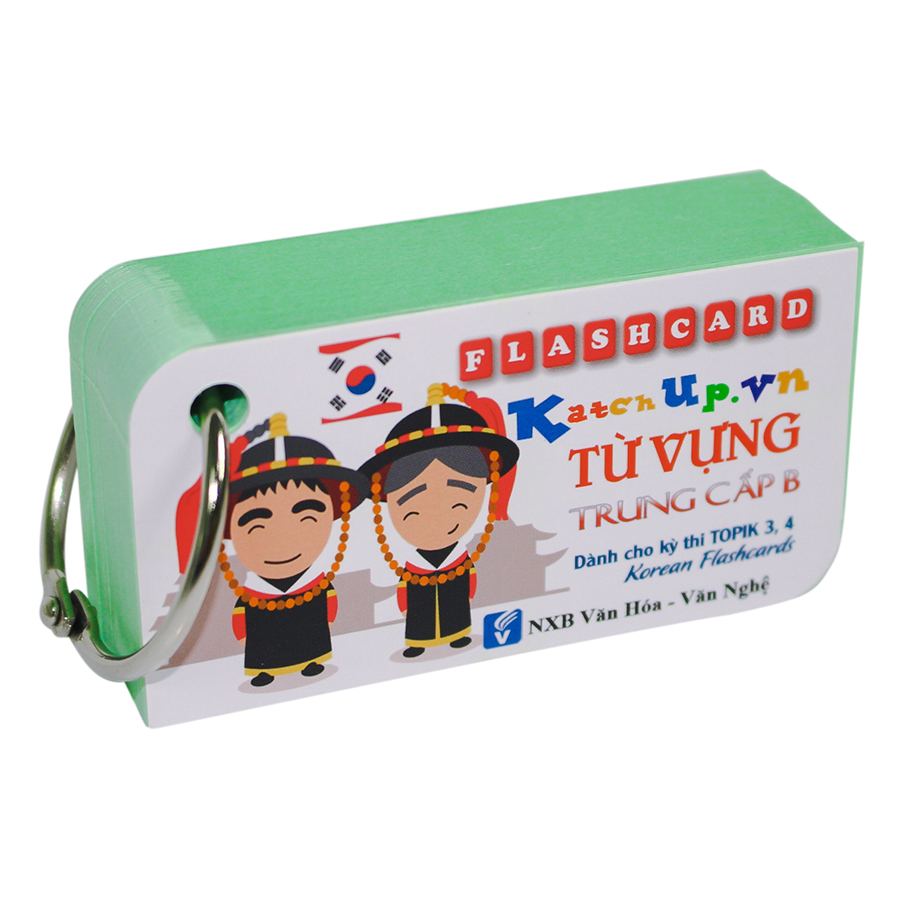 Bộ KatchUp Flashcard Từ Vựng Trung Cấp (TOPIK 3,4) - High Quality