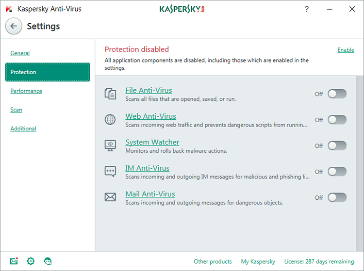 Hình ảnh Kaspersky Anti Virus Cho 1 Máy Tính - KAV1U - Hàng chính hãng