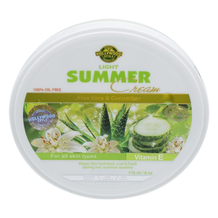 Kem Dưỡng Da Dành Cho Mùa Hè Hollywood Style Light Summer Cream (175ml)