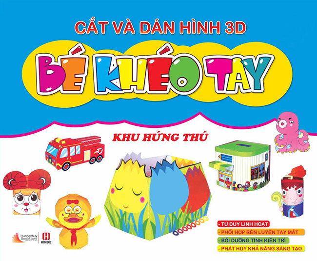 Bé Khéo Tay - Cắt Dán Hình (8 Cuốn)