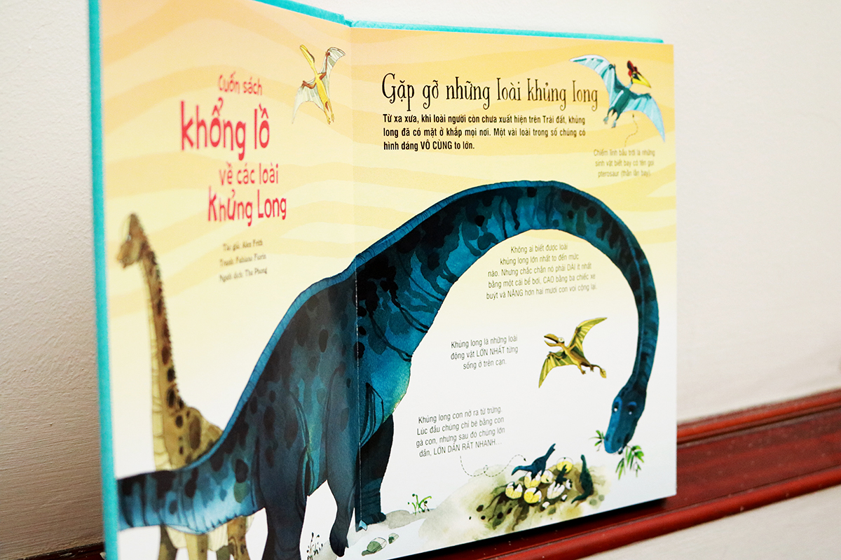 Big Book Of Big Dinosaurs - Cuốn Sách Khổng Lồ Về Các Loài Khủng Long