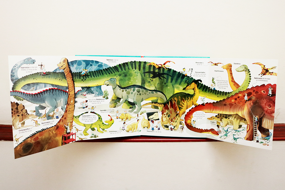 Big Book Of Big Dinosaurs - Cuốn Sách Khổng Lồ Về Các Loài Khủng Long