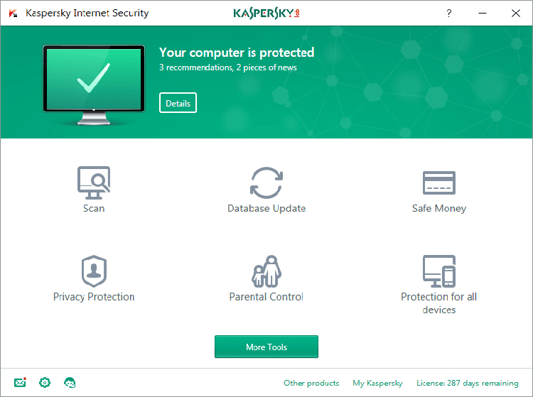 Hình ảnh Kaspersky Internet Security Cho 1 Máy Tính - KIS1U - Hàng chính hãng