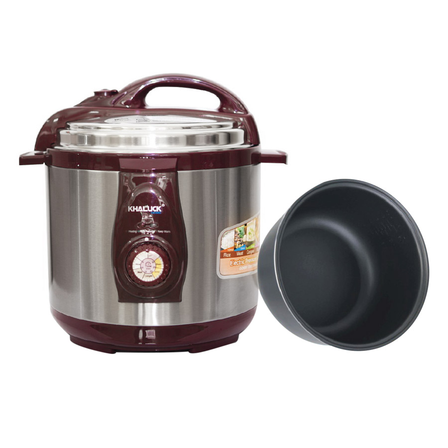 Nồi Áp Suất Điện Khaluck.Home Kl-688 (6L) - Đỏ Đô- Hãng chính hãng