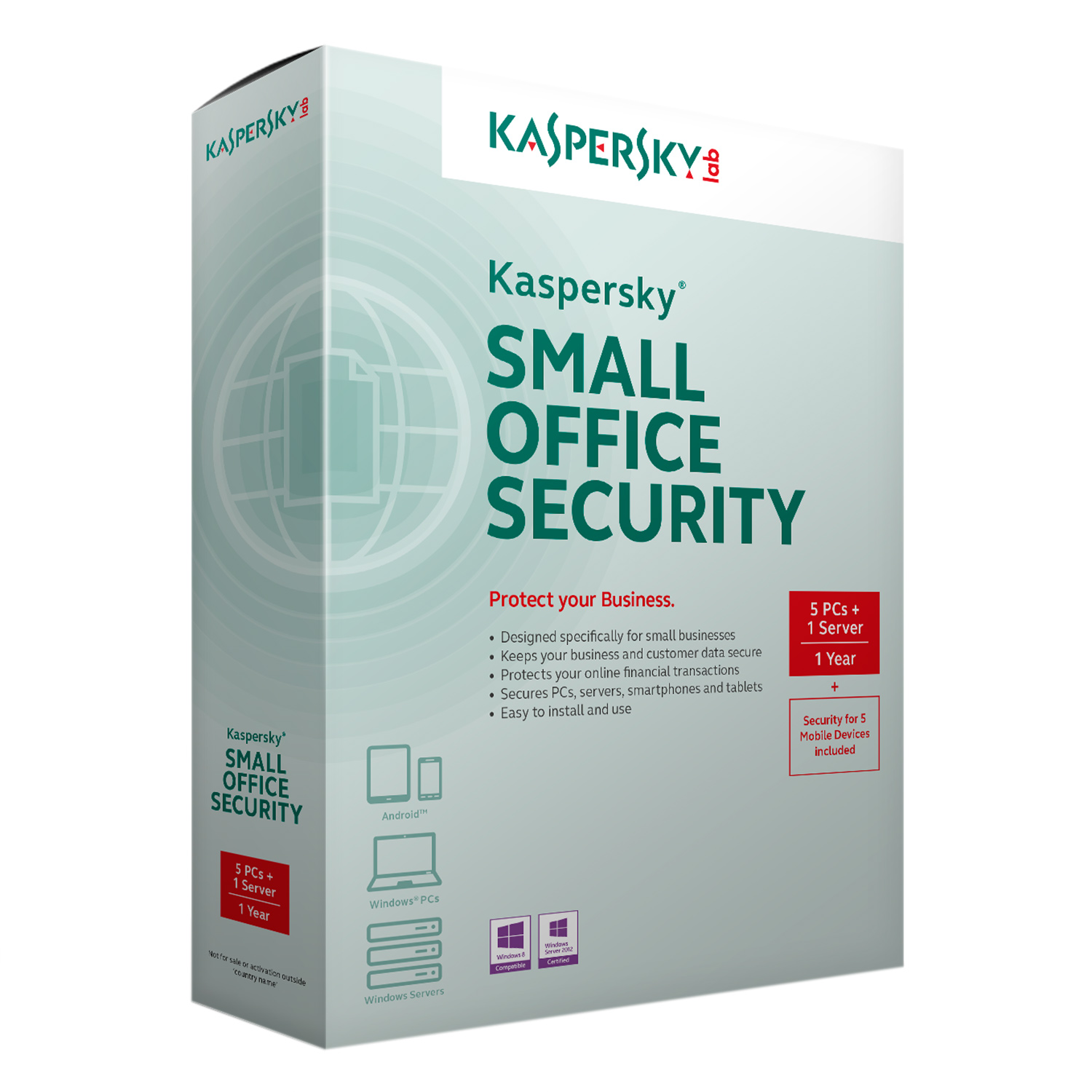 Kaspersky Small Office Security (1server + 5PC) - KSOS 5 - Hàng chính hãng