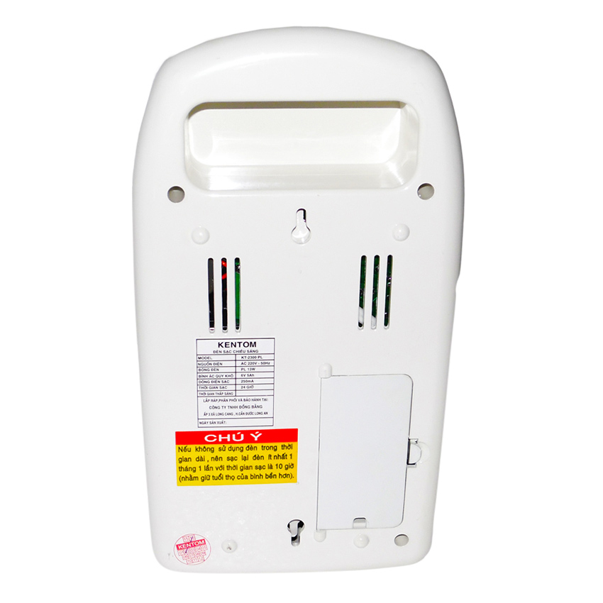 Đèn Sạc Chiếu Sáng Khẩn Cấp Kentom KT 2300