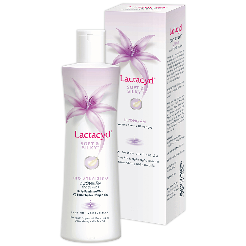 Dung dịch vệ sinh phụ nữ Lactacyd Soft & Silky 150ml