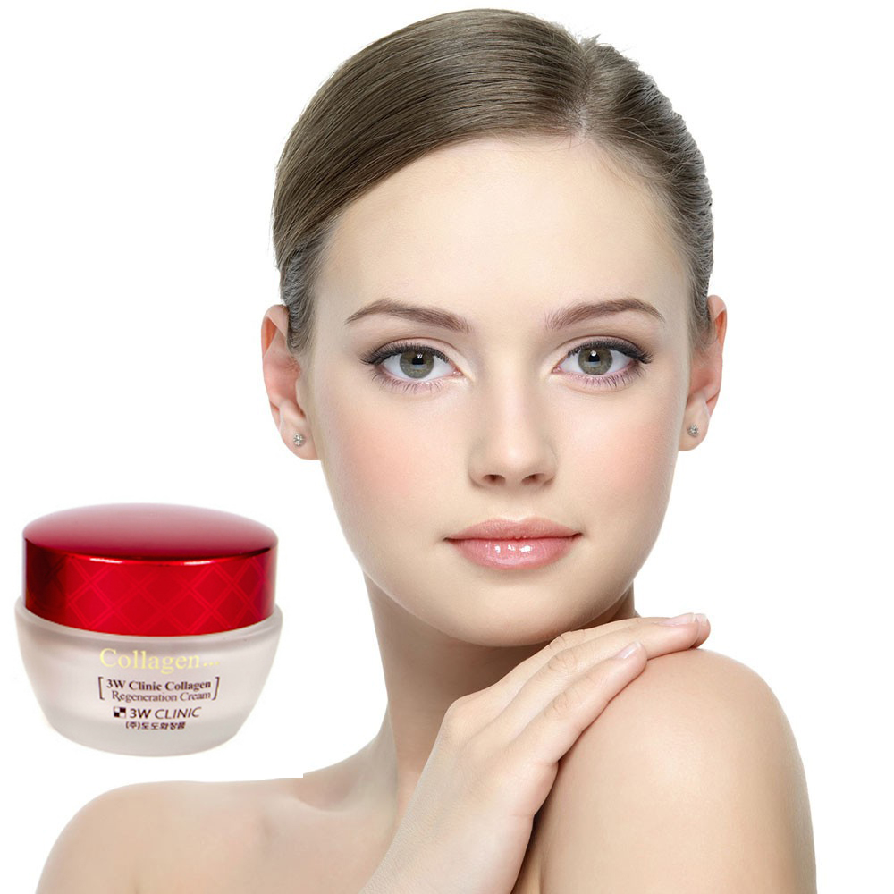 Kem Dưỡng Trắng Sáng Tái Tạo Da 3W Clinic Collagen Regeneration Cream (60ml)