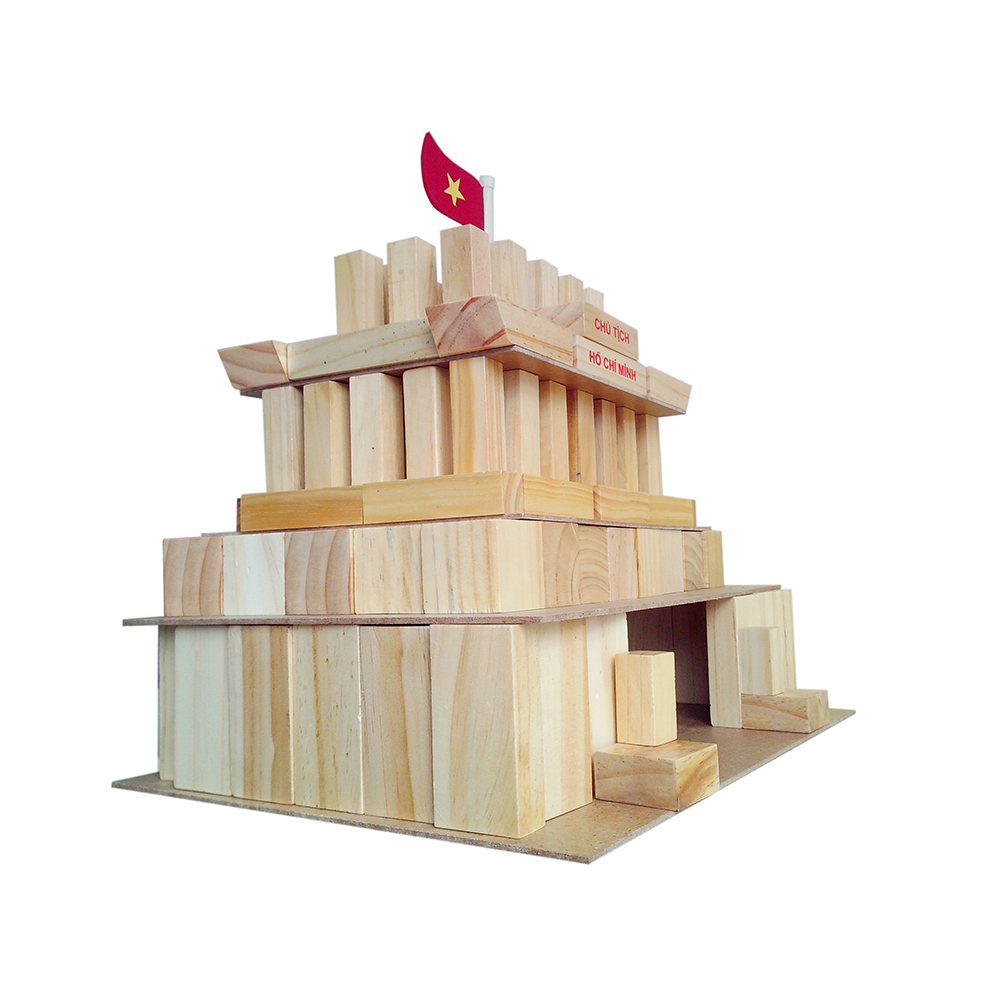 Bộ xếp hình lăng Bác Edugames GA569