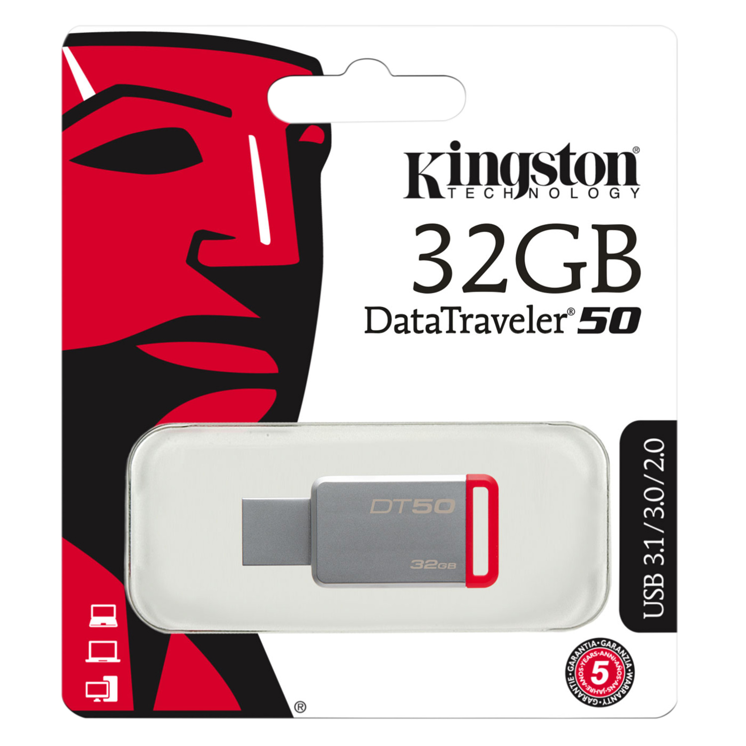 USB Kingston DataTraveler DT50 32GB - USB 3.1 - Hàng chính hãng