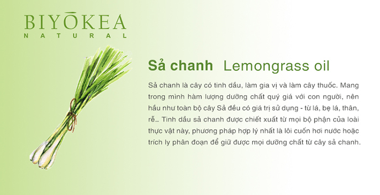 Tinh Dầu Sả Chanh Biyokea