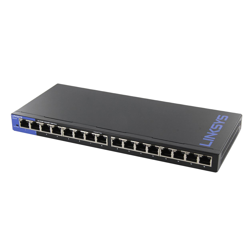 Linksys LGS116 - Unmanaged Switch - Hàng Chính Hãng