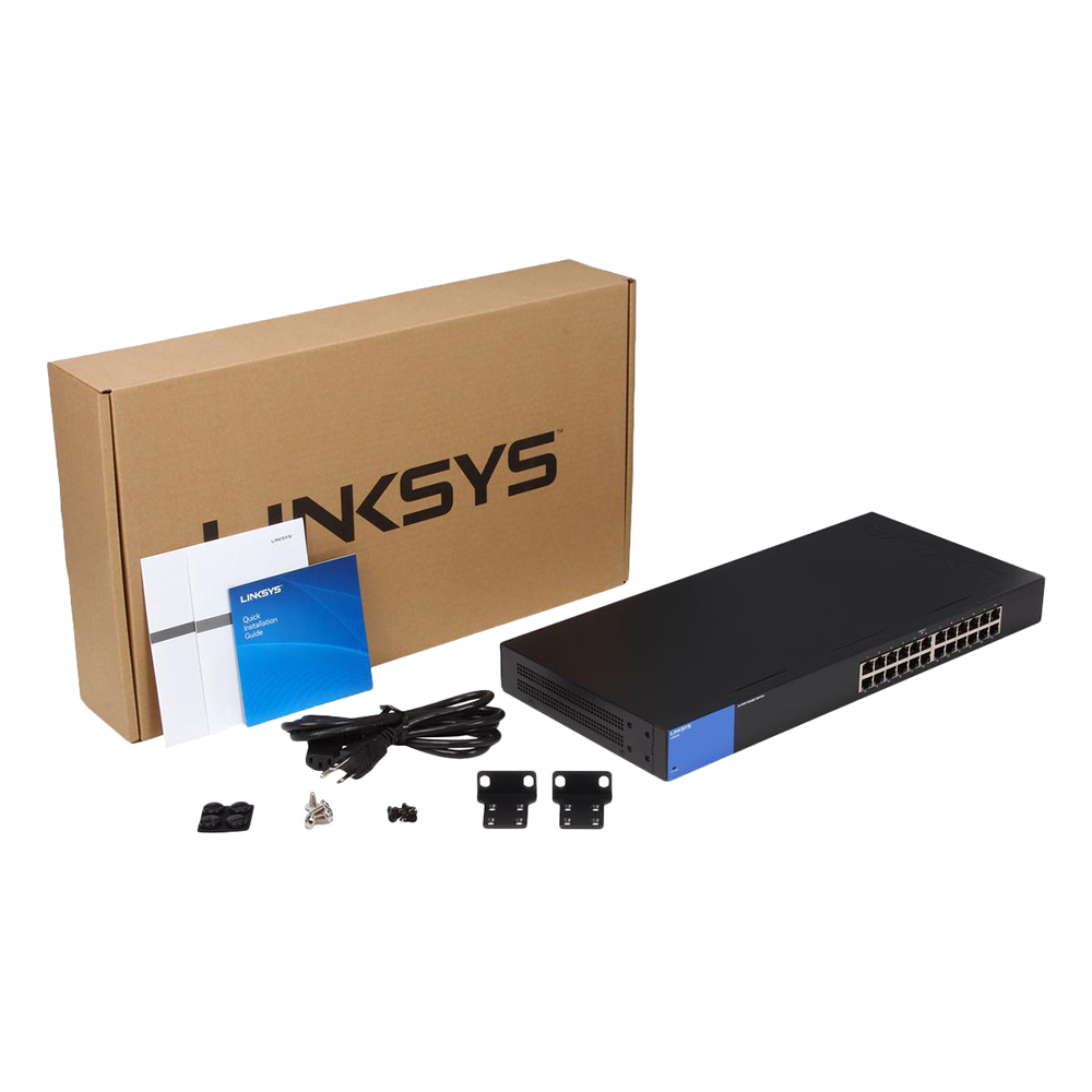 Linksys LGS124 - Unmanaged Switch - Hàng Chính Hãng