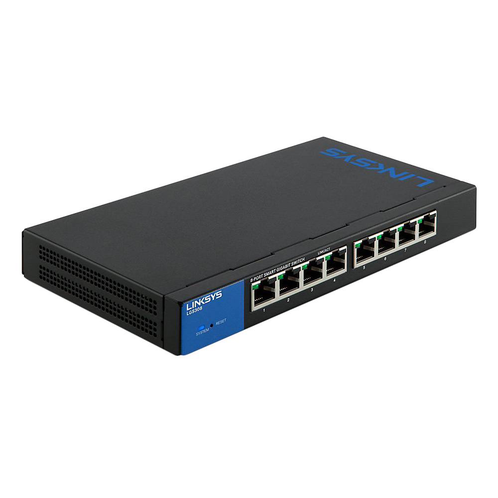 Linksys LGS308 - Smart Gigabit - Hàng Chính Hãng