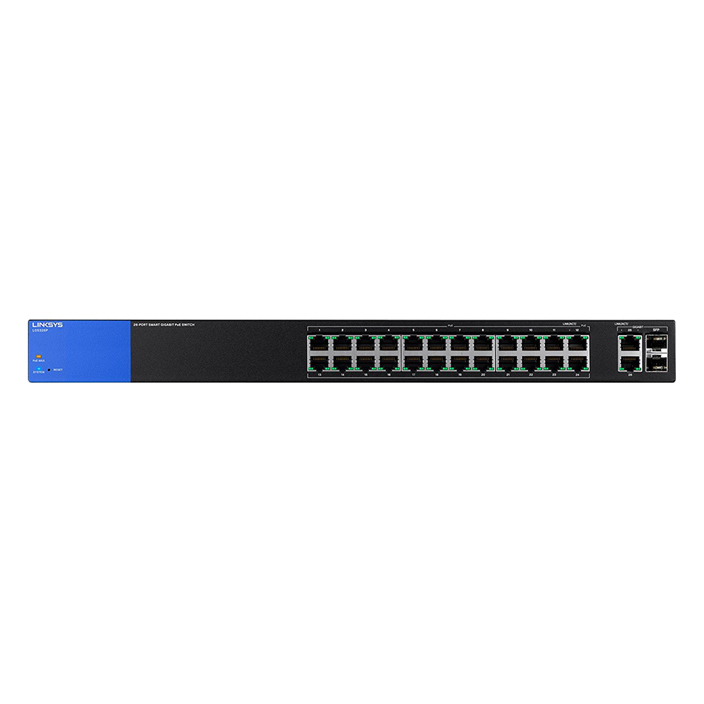 Linksys LGS326P - Smart Gigabit PoE+ - Hàng chính hãng