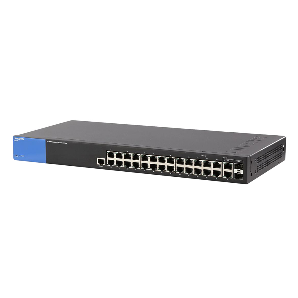 Linksys LGS528 - Managed Gigabit Switches - Hàng Chính Hãng