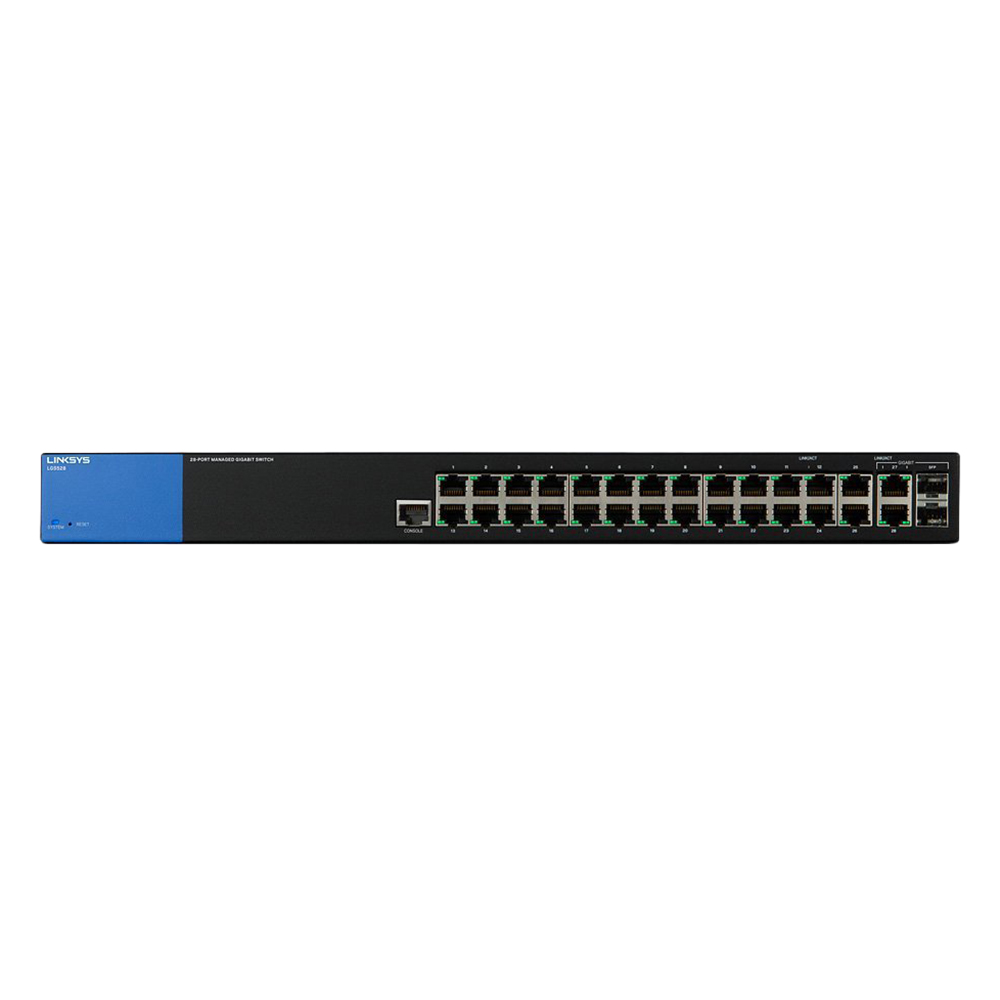 Linksys LGS528 - Managed Gigabit Switches - Hàng Chính Hãng