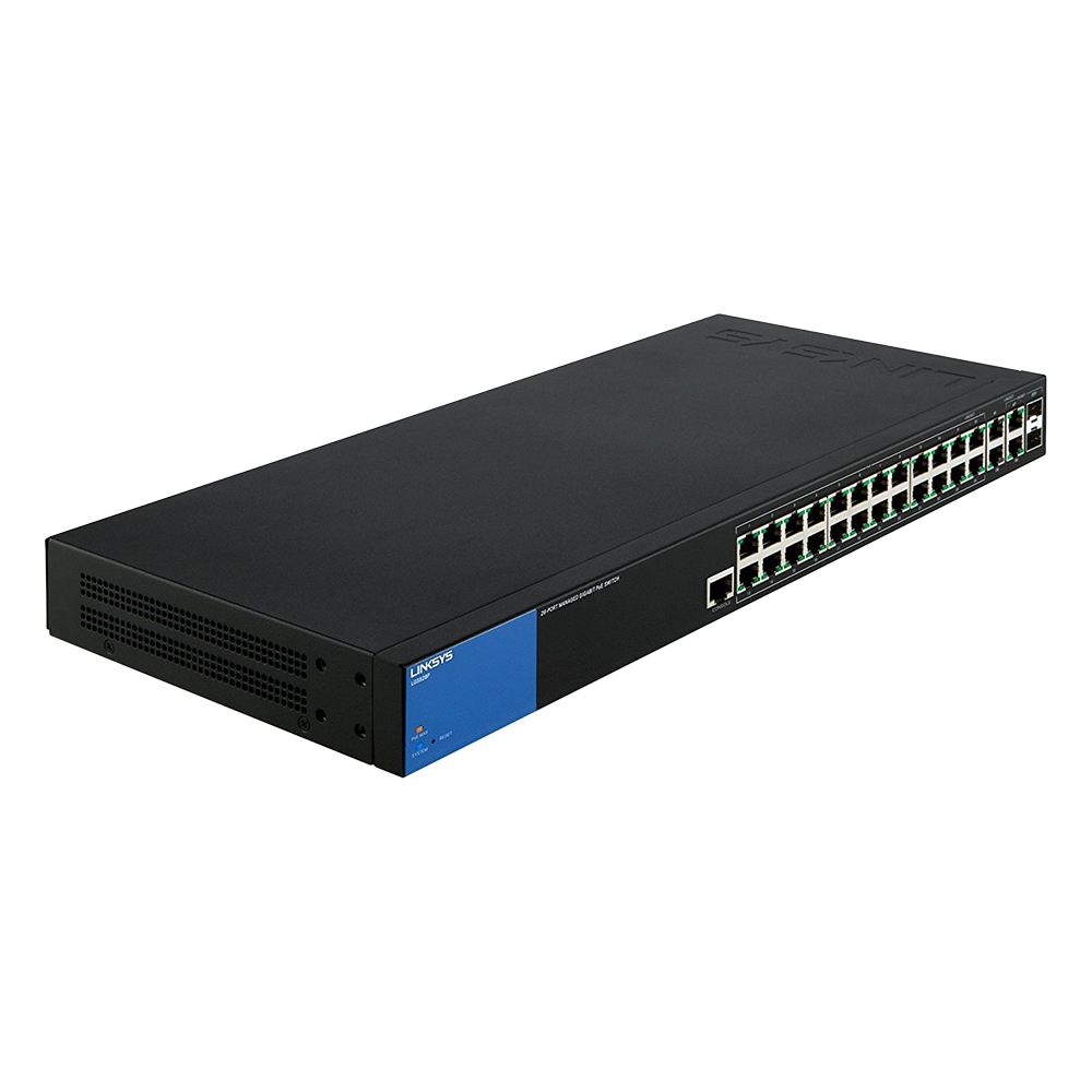 Linksys LGS528P - Managed Gigabit Switches PoE+