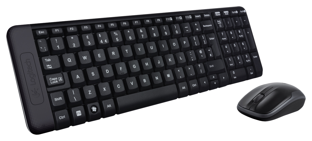 Bộ Bàn Phím Và Chuột Logitech MK220 Không Dây - Hàng chính hãng