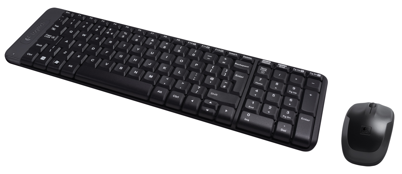 Hình ảnh Bộ Bàn Phím Và Chuột Logitech MK220 Không Dây - Hàng chính hãng