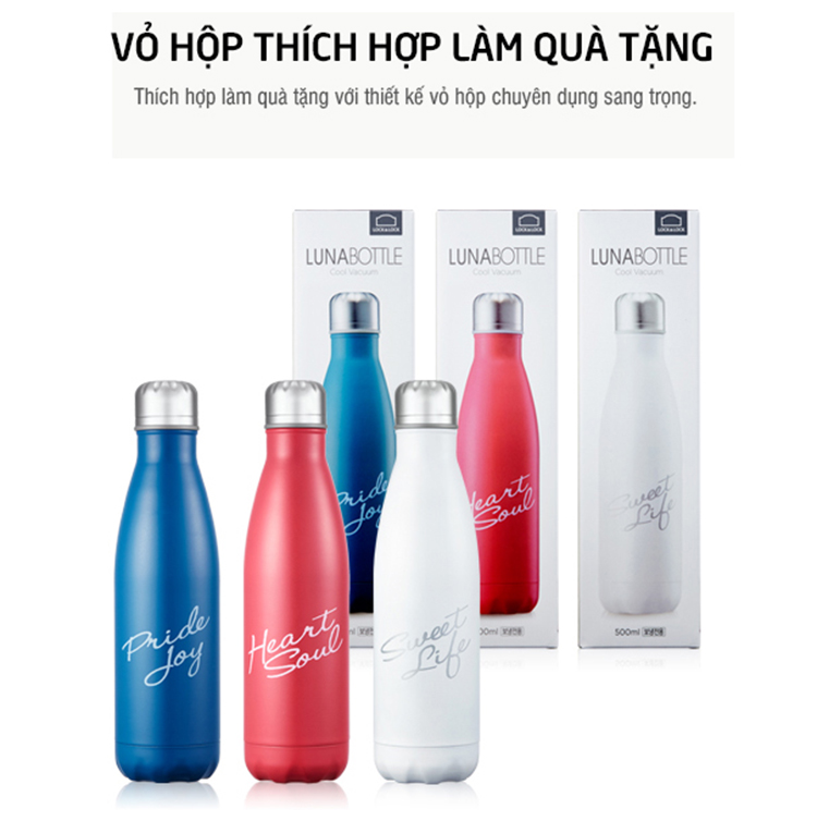 Bình Giữ Nhiệt Lock&amp;Lock Luna Bottle LHC3215 (500ml)