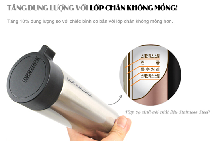 Bình Giữ Nhiệt Lock&amp;Lock Knob Tumbler LHC4121P