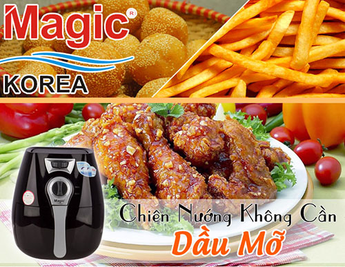 Nồi Chiên Nướng Chân Không Magic A70 - Đen