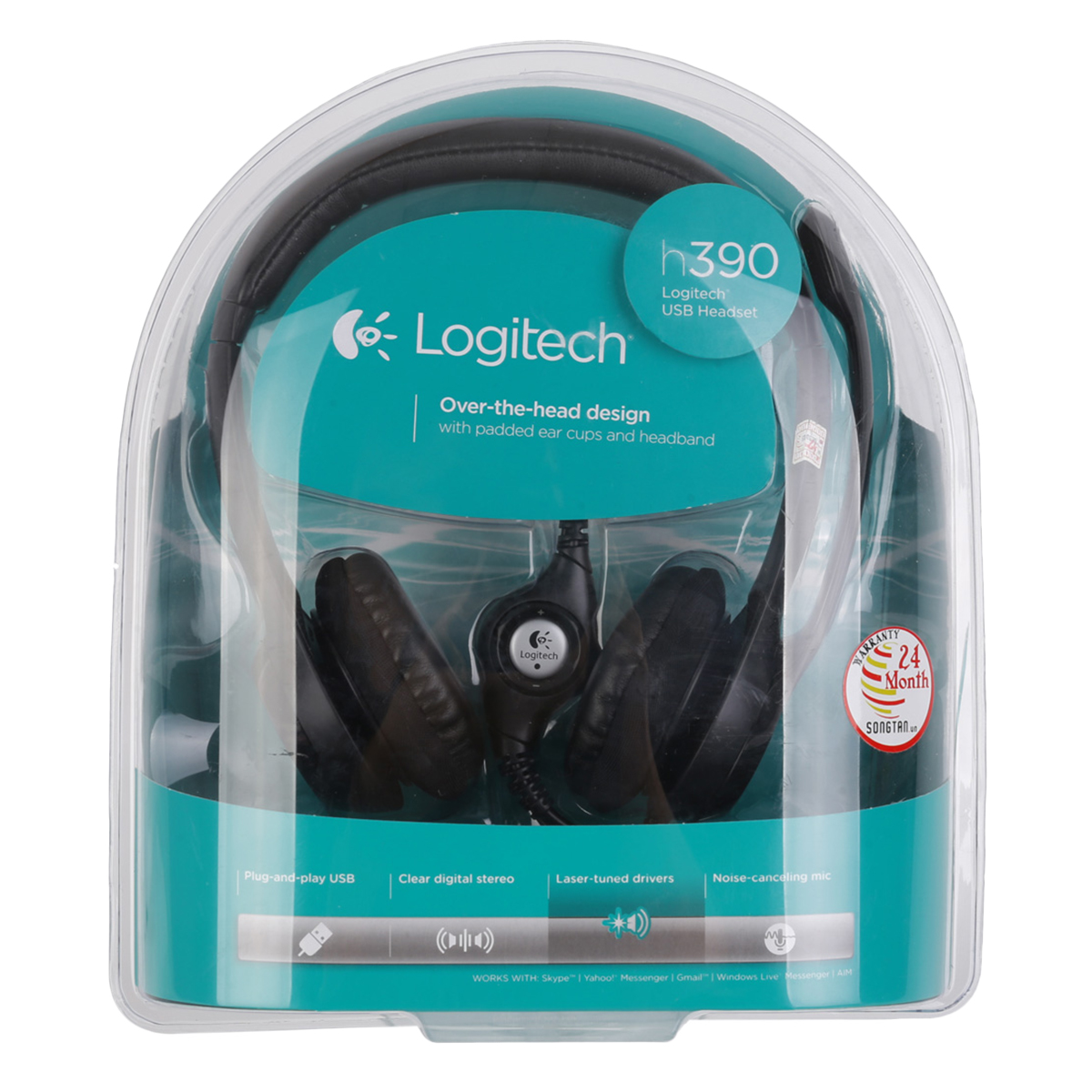 Tai nghe có dây Logitech H390 - Hàng chính hãng