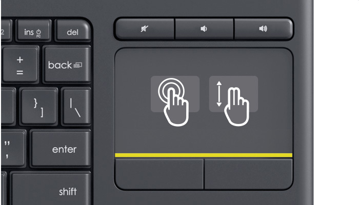 Bàn phím LOGITECH K400 Plus