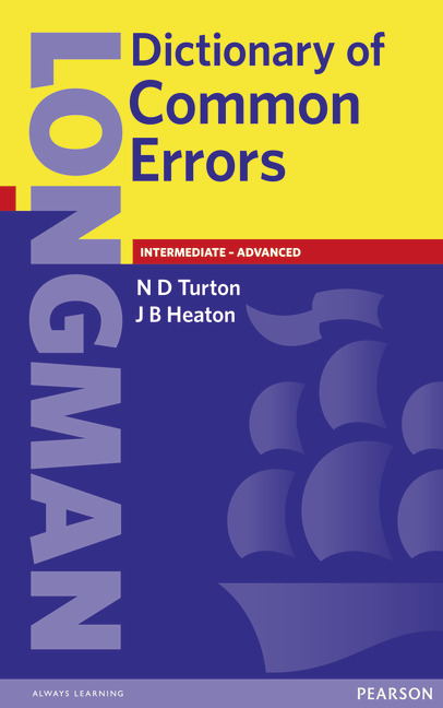 Longman Dictionary Of Common Errors