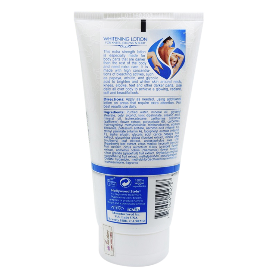 Lotion Dưỡng Trắng Da Toàn Thân Hollywood Style Whitening Lotion (Knees / Elbows / Body) (150ml)