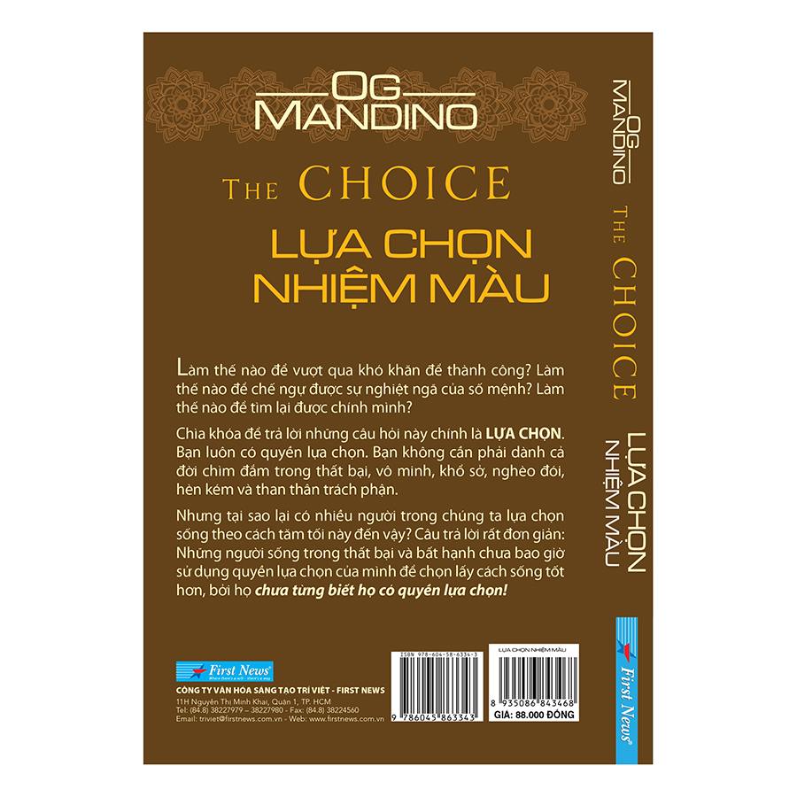 Sách Lựa Chọn Nhiệm Màu - The Choice