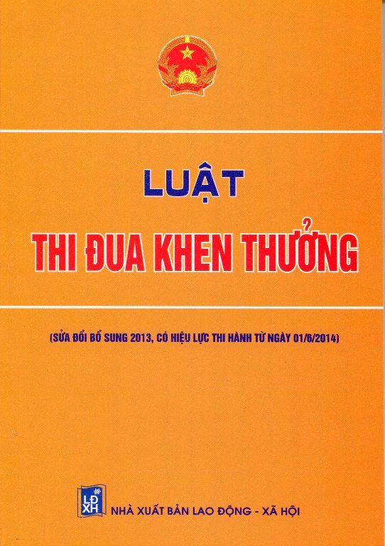 Luật Thi Đua Khen Thưởng (Sửa Đổi Bổ Sung 2013)