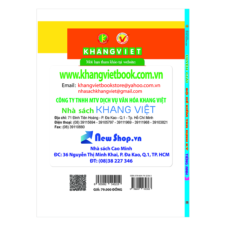 Luyện Giải Bộ Đề Kiểm Tra Định Kì - Tiếng Anh 3