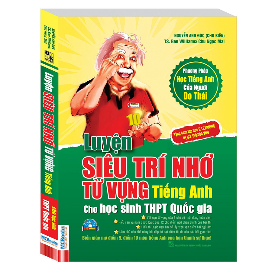 Luyện Siêu Trí Nhớ Từ Vựng Tiếng Anh Dành Cho Học Sinh THPT Quốc Gia (Tặng Kèm Sổ Tay Từ Vựng Tiếng Anh Trình Độ B)