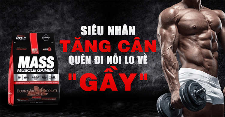 Sữa Tăng Cân Elite Labs Mass Muscle Gainer 20lbs (9kg)