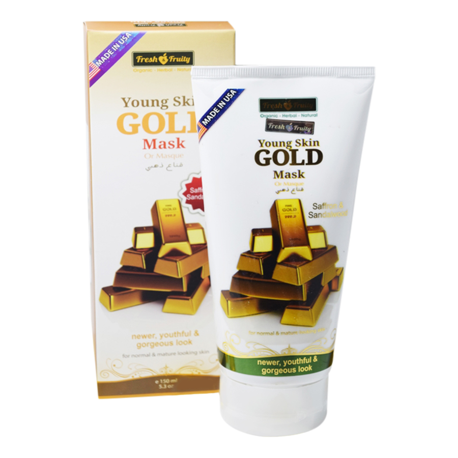 Mặt Nạ Dưỡng Da Ngăn Ngừa Lão Hoá Fresh&amp;Fruity Young Skin Gold Mask (150ml)