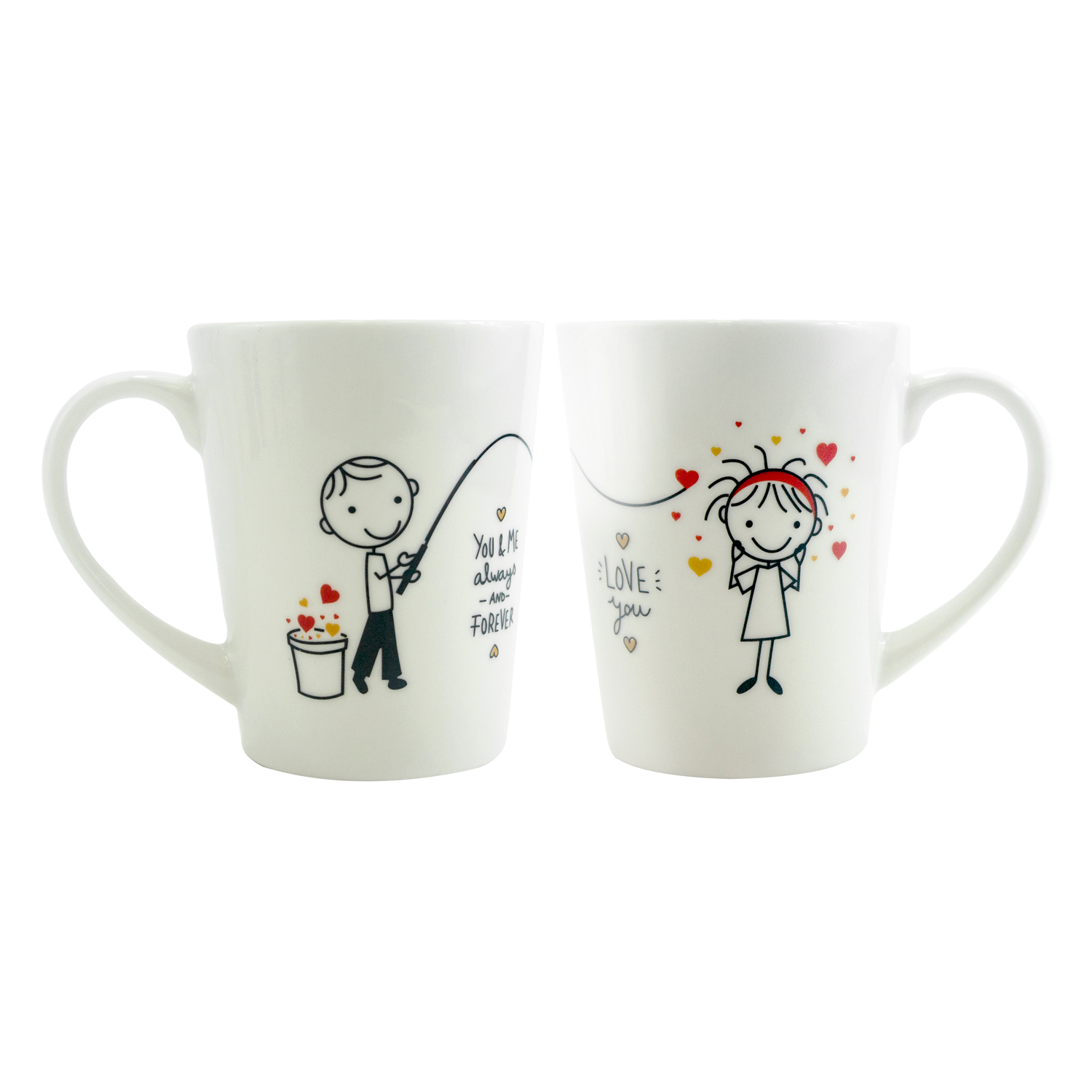 Bộ 2 ly sứ Dong Hwa MC004, 350ml
