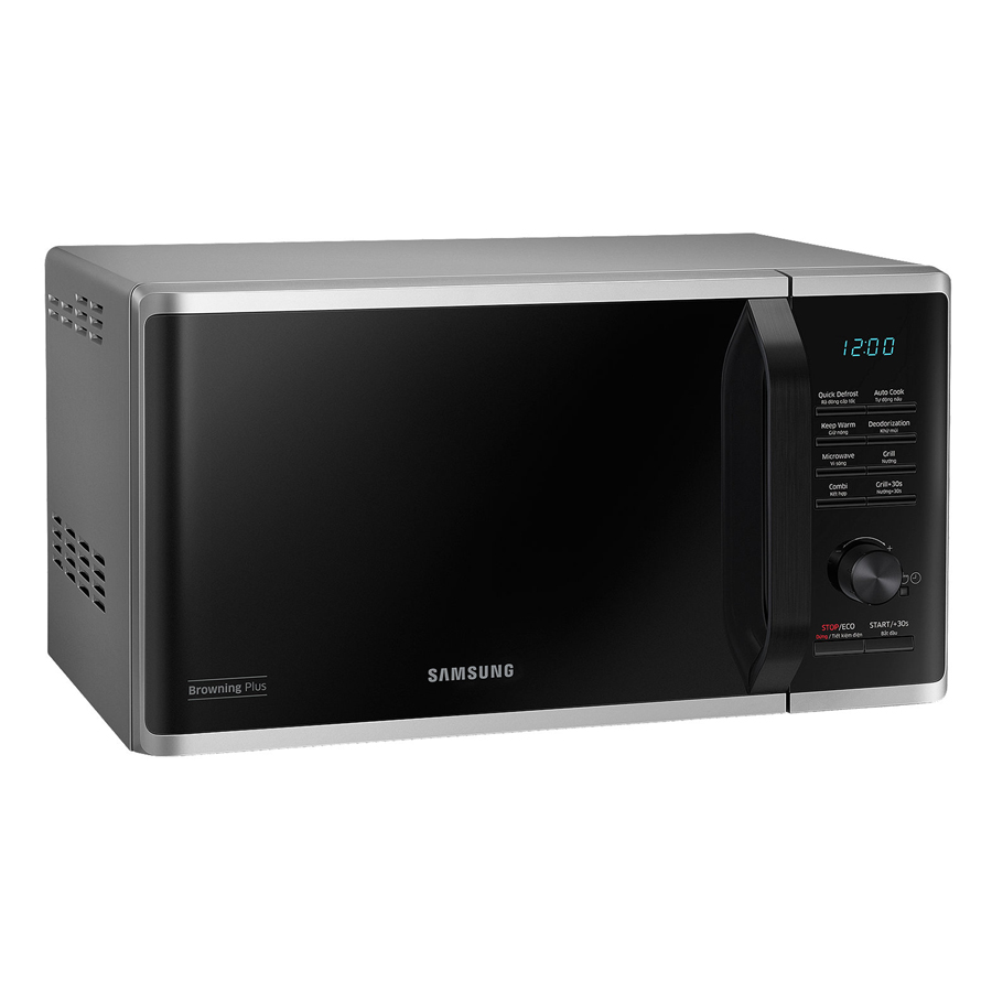 Lò Vi Sóng Tráng Men Có Nướng Samsung MG23K3515AS/SV (23 lít) - Hàng Chính Hãng