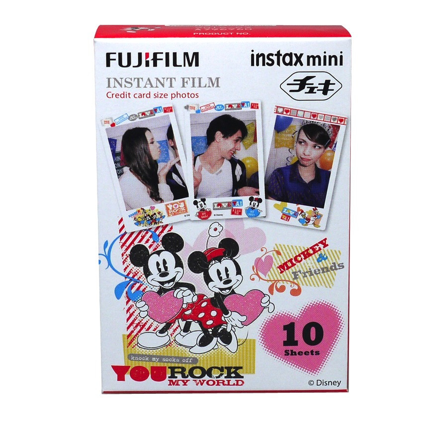 Hộp Film Fujifilm Mini 10 Tấm  Chuột Mickey